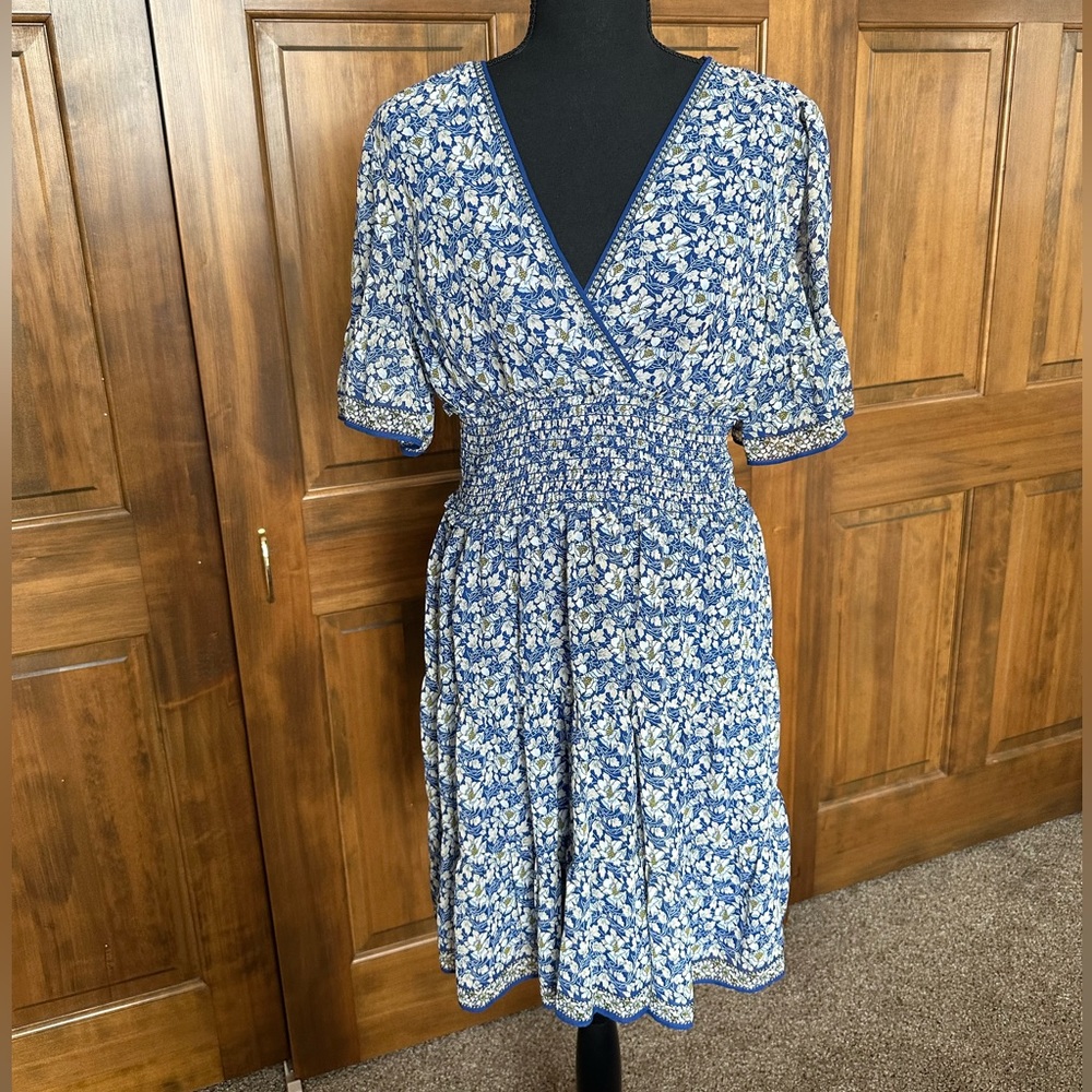 Blue Floral Sundress